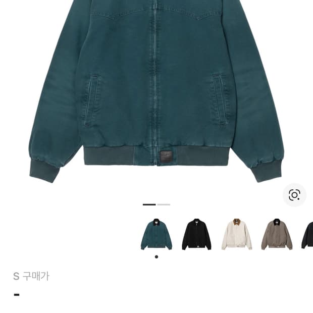 칼하트 WIP OG 산타페 자켓 딥 라군 S사이즈