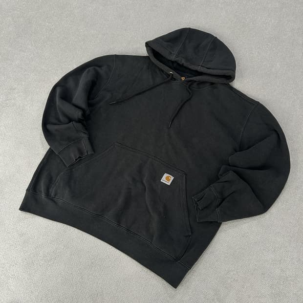 칼하트 블랙 후드티 L