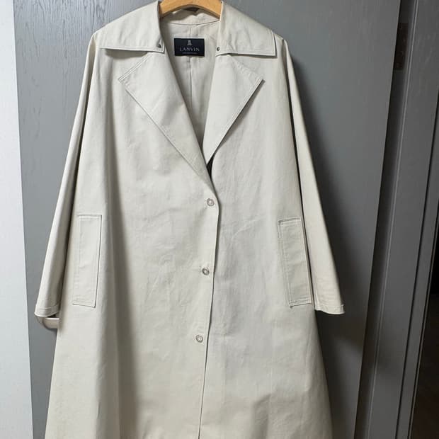 랑방컬렉션아이보리트렌치코트