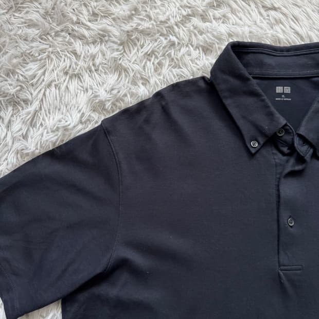 UNIQLO 일본빈티지 카라티 유니클로 유니클로반팔 반팔 XL 100
