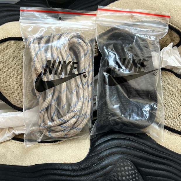 나이키 x 스투시 에어페니 2 라탄 앤 라임스톤