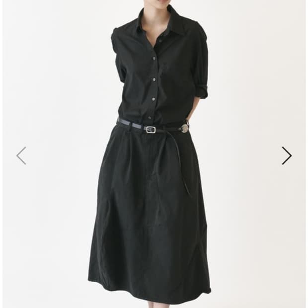 이얼즈어고 코튼드릴 스커트