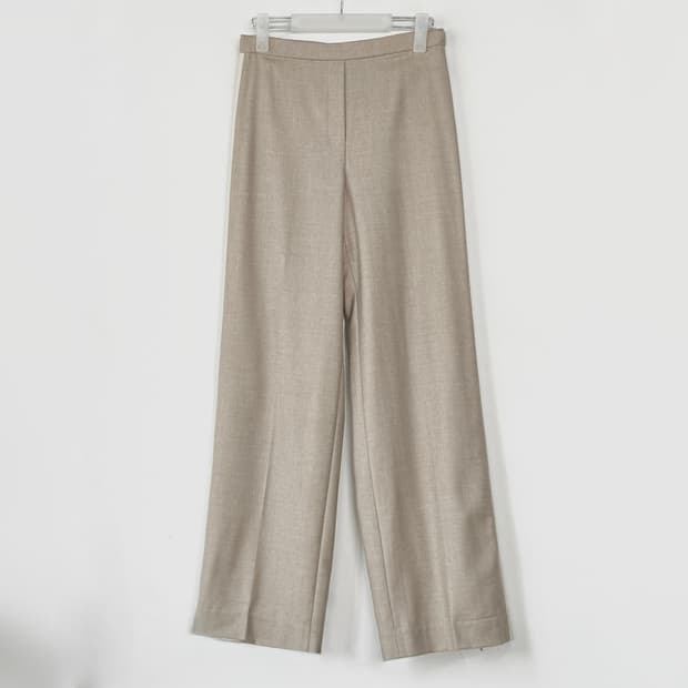 띠어리 배색 라인 플란넬 팬츠 [새상품]