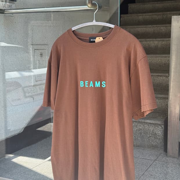 빔즈 로고 티셔츠2 브라운