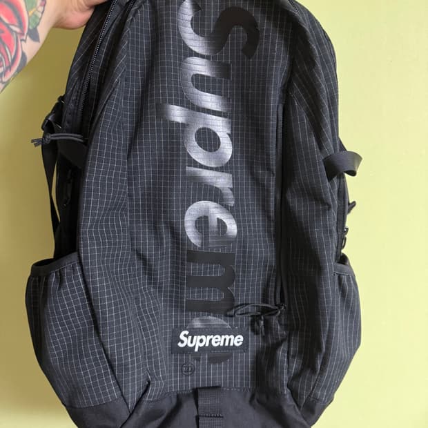 슈프림 백팩 블랙 (Supreme Backpack Black -24SS)