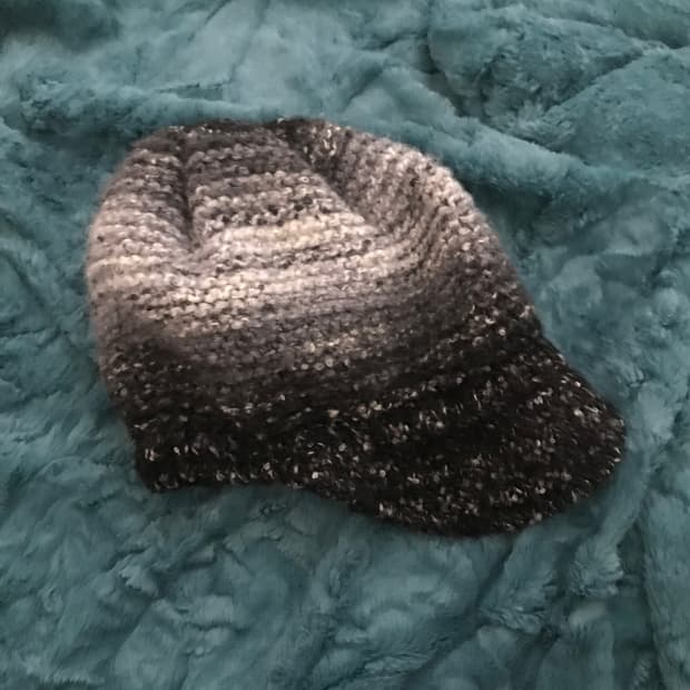 빈티지 뜨개 모자 비니