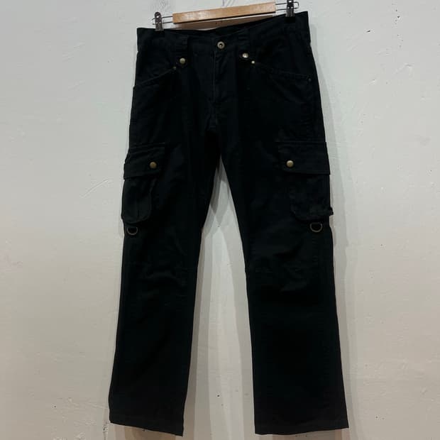 TETE HOMME 테테옴므 밀리터리 카고팬츠 블랙