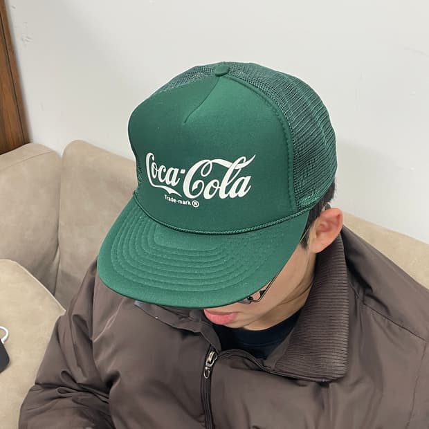 90s CocaCola Mesh Trucker Cap