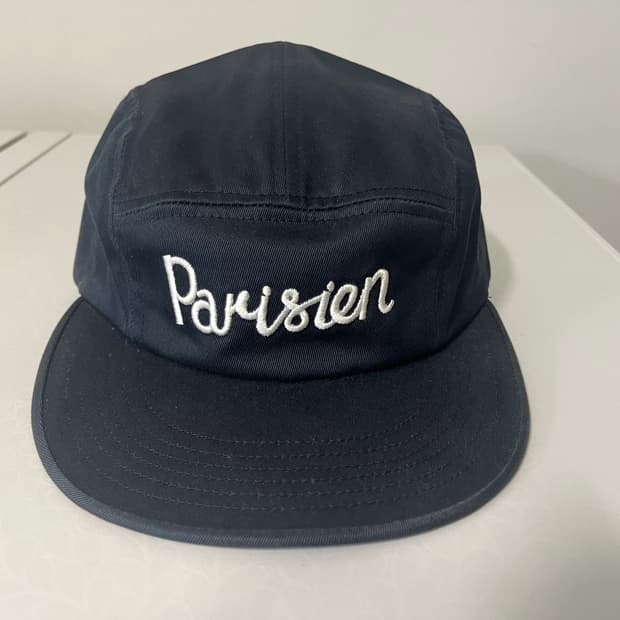 메종키츠네 파리지앵 캠프캡 네이비