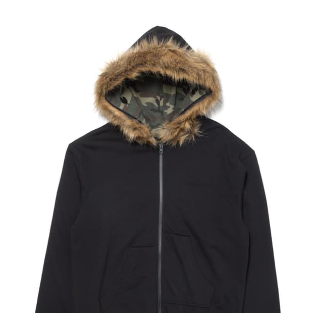 Hatchingroom Reversible Faux Fur Hoodie