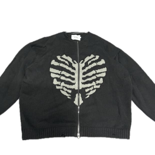 엑스톤즈 니트 집업