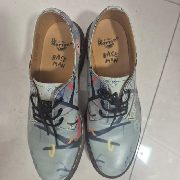 닥터마틴 1461 BASE MAN 프린팅 단화 275mm