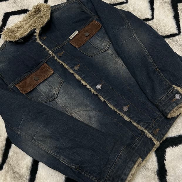 [L]리바이스 웨스텀 쉐르파 데님 트러커 자켓