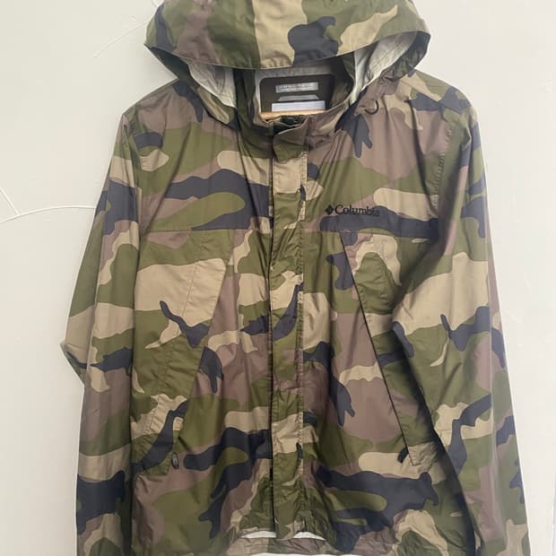 콜롬비아 카모플라쥬 옴니테크 바람막이