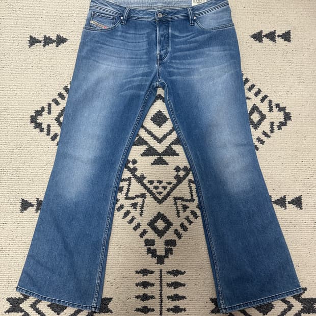 Diesel Low-Rise Flare Denim