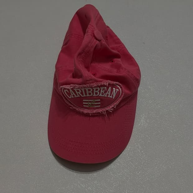 캐리비안베이 핫핑크 캡모자 