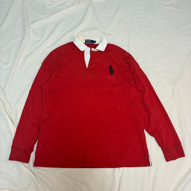 폴로 빅포니 럭비티 레드 M