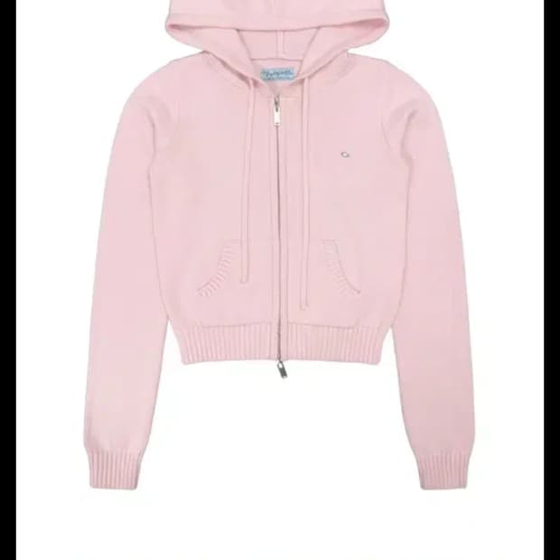 페일제이드 코튼 니트 후드집업 