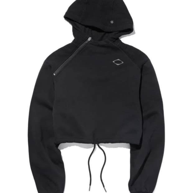 미스치프 크롭 후드티