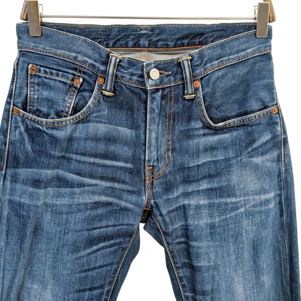 Levi's 502 인디고 워싱 테이퍼드 데님팬츠