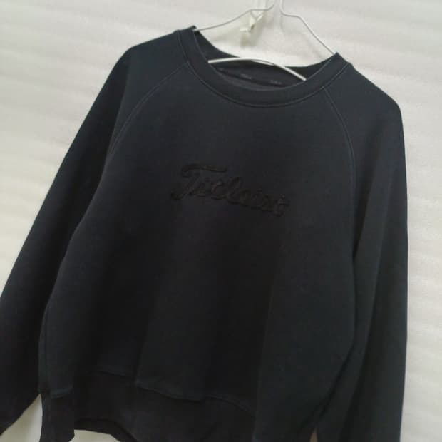 타이틀리스트 골프 맨투맨 여성 S M 라운드 긴팔 티 블랙 사랑봉봉