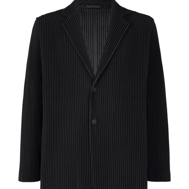 옴므플리세 자켓 블랙 2사이즈