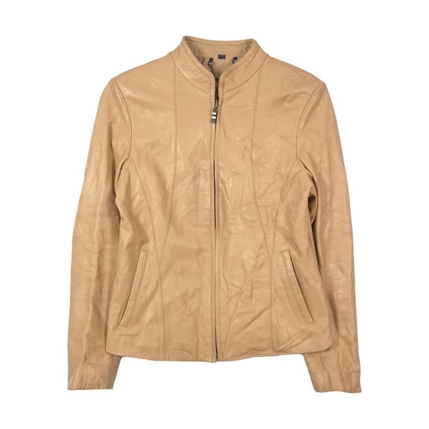 Bo Ryung 리얼 램스킨 차이나카라 레더 자켓 66