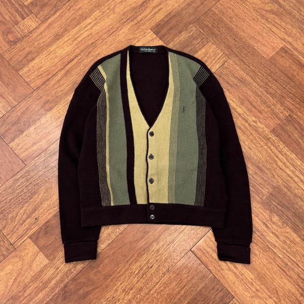 100(M) 입셍로랑 YSL 90s 가디건 
