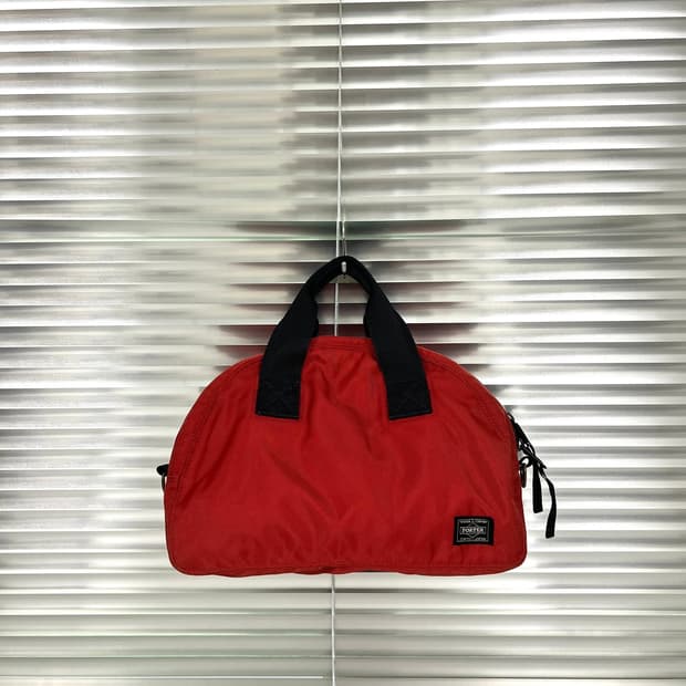 PORTER ROUND-BOSTON BAG S(Red)