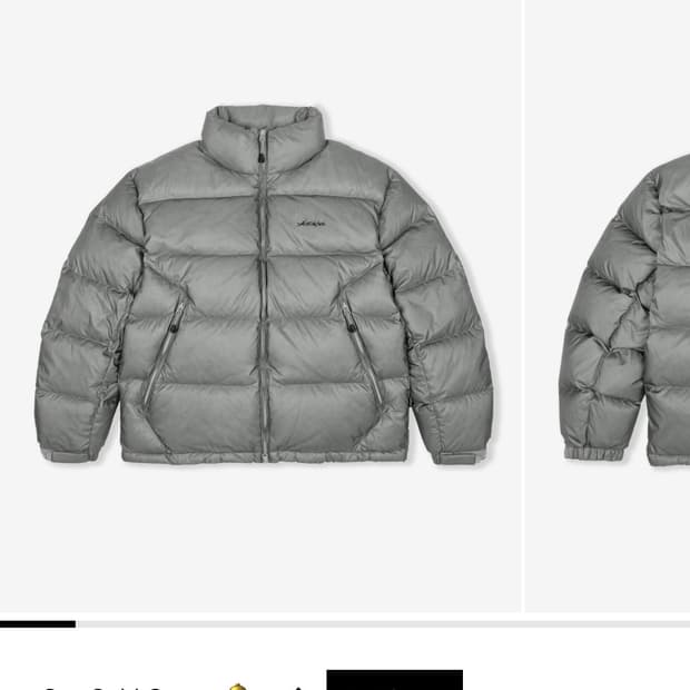 예스아이씨 패딩 그레이 M 판매