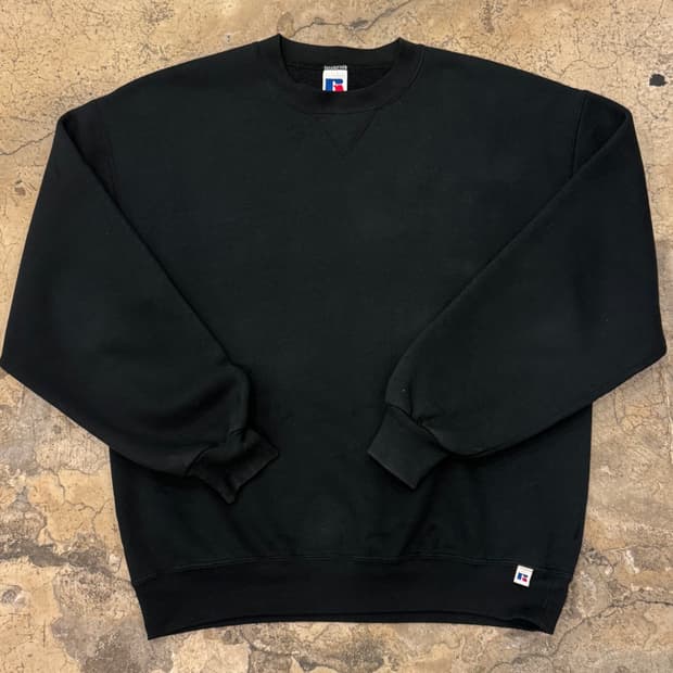 USA 러셀 스웻셔츠 블랙