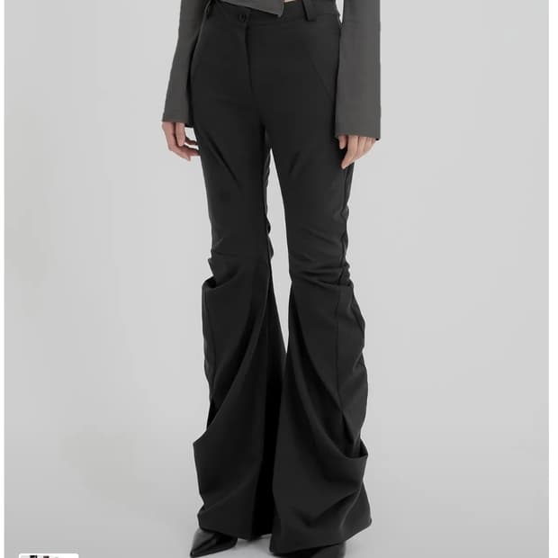 플레어업 drape pants
