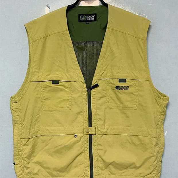 코오롱스포츠 등산조끼 낚시 춘추 XXL 110