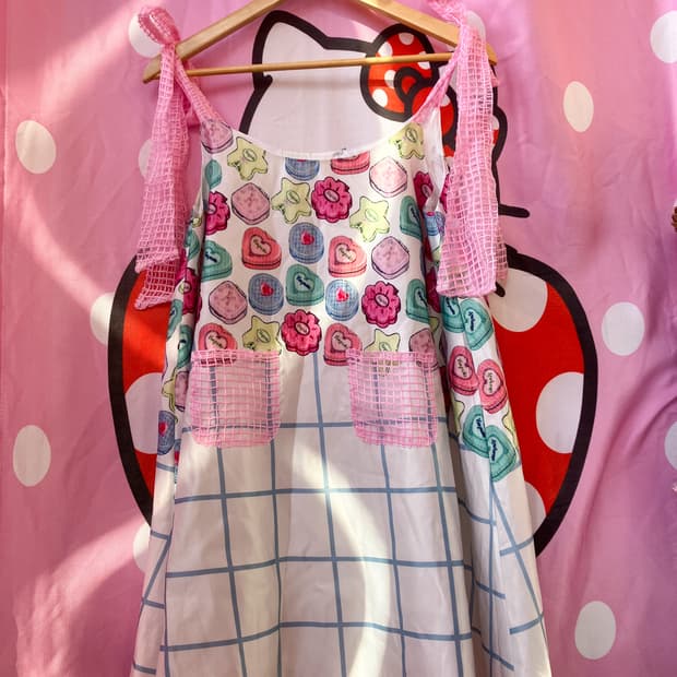 jpn 초콜릿박스 리본 원피스