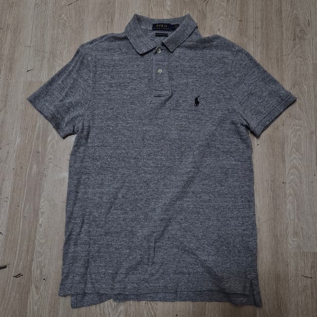 폴로 랄프로렌 스몰포니 커스텀 슬림핏 반팔 카라티 M(95)