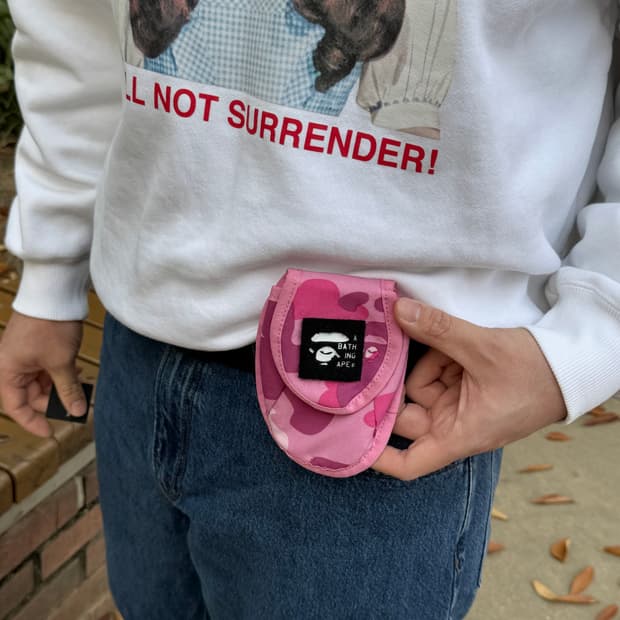 베이프 카모 파우치 