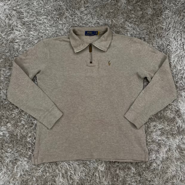 폴로 반집업 니트 22fw