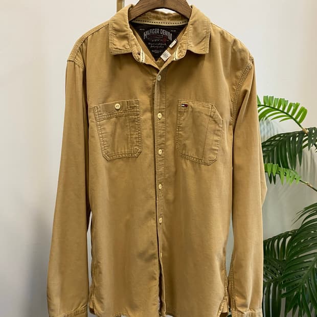 타미힐피거 코듀로이 셔츠