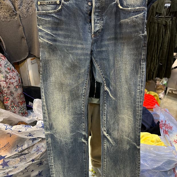 디올 데님워싱 팬츠