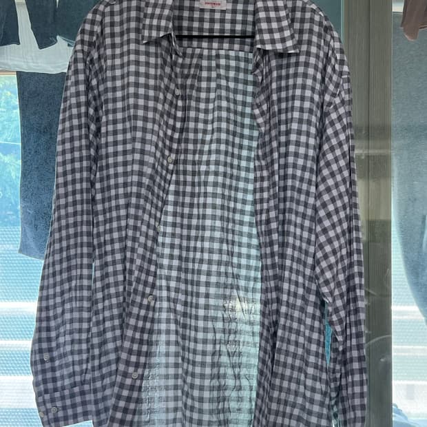 에브리원 깅엄체크셔츠 4