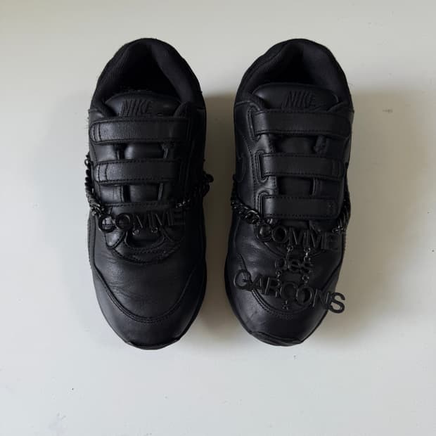 꼼데가르송 나이키 x CDG 체인 블랙 - 225사이즈
