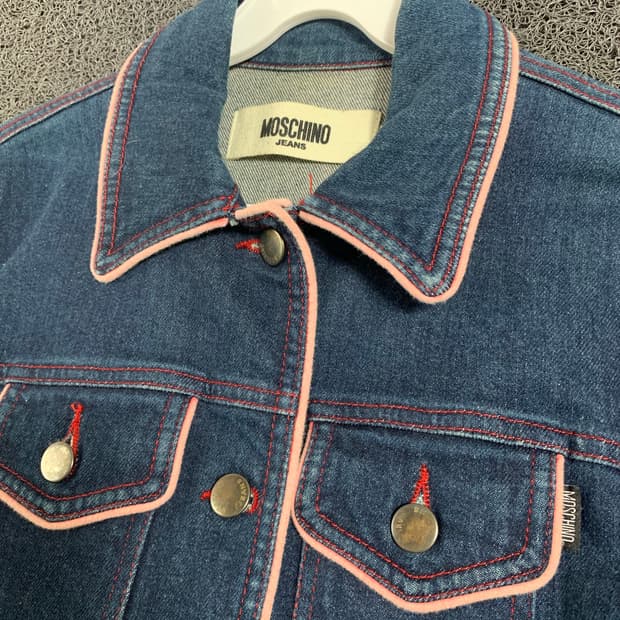 모스키노 jeans 데님자켓