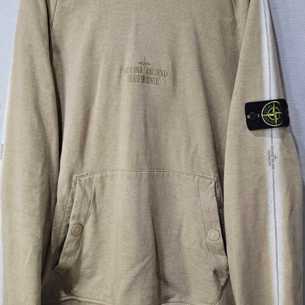 정품 스톤아일랜드 슈프림 후드티 105/XL