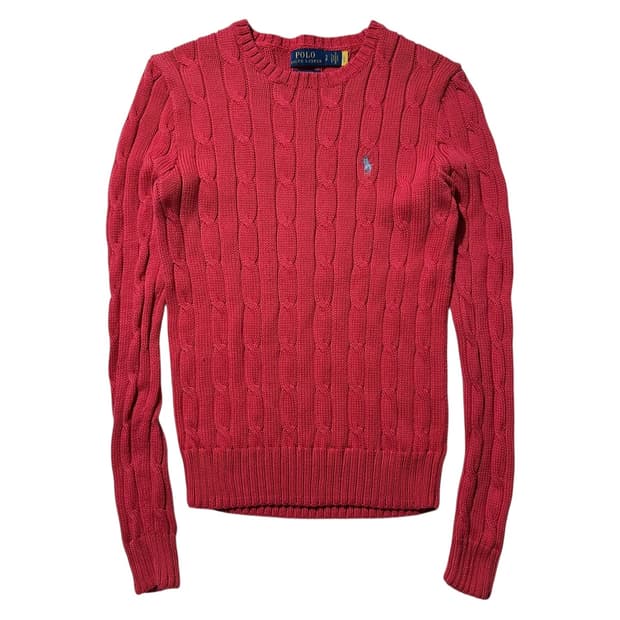 폴로 랄프로렌 케이블 라운드 니트 (신형QR)