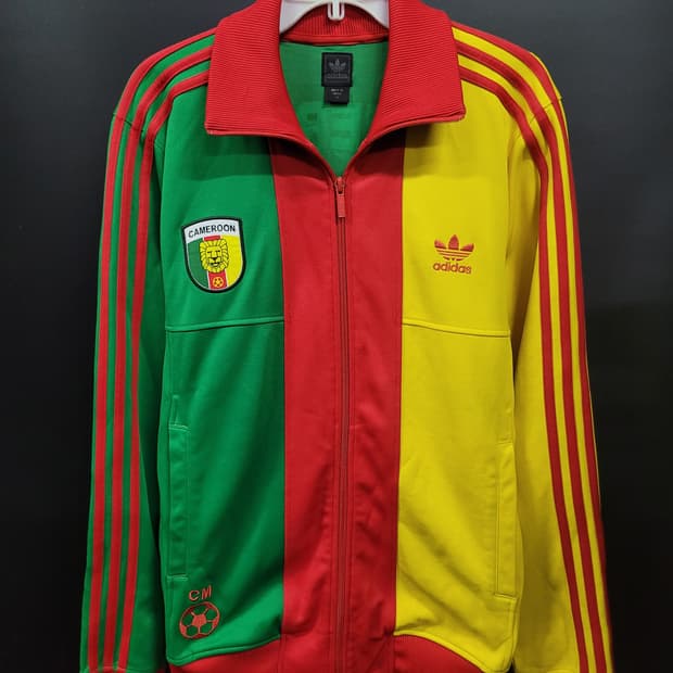 아디다스 카메룬 스페셜 에디션 트랙탑 대대장 희귀 저지