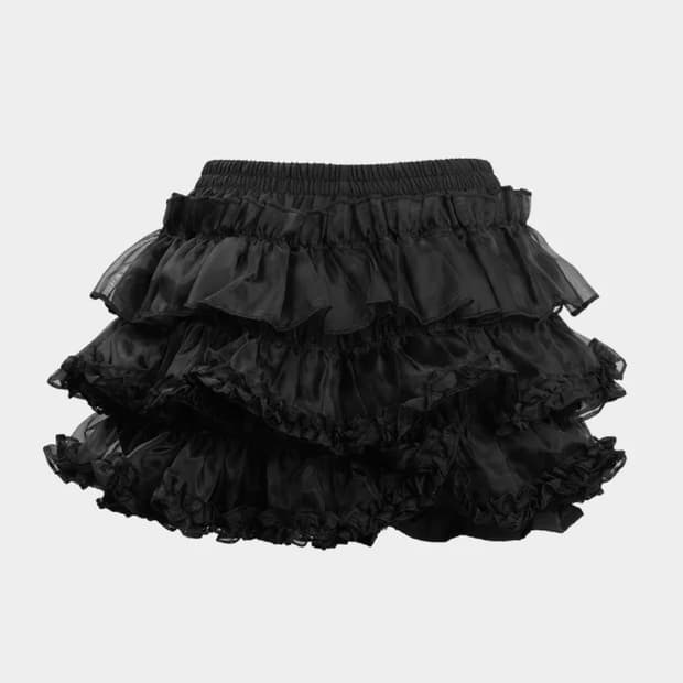 튜튜 팬츠 스커트 블랙