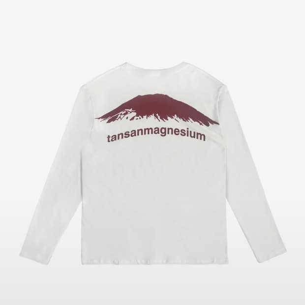 탄산마그네슘 마운틴 롱슬리브 화이트/레드(맨)