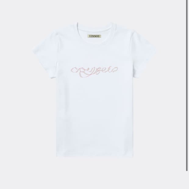 코이세이오 COYSEIO RIBBON SIDE STRAP T SHIRTS