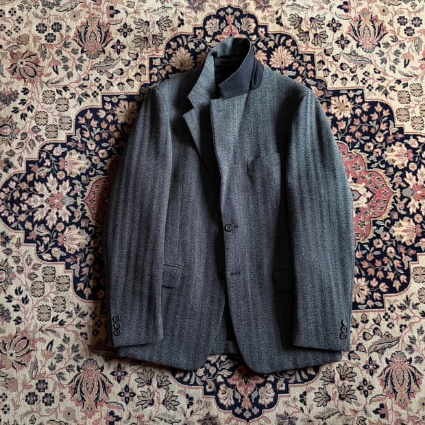 프라다 07 F/W 컬렉션 피스 자켓 슬림100