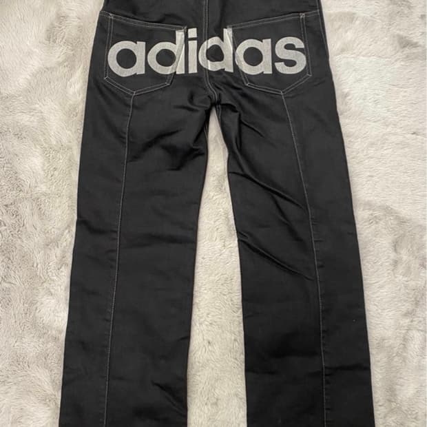 데드스탁 빈티지 y2k 아디다스 데님 팬츠